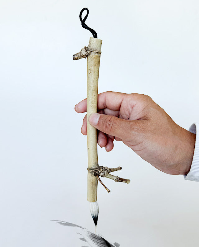 30 - Bamboo with Goat Hair & Buck Tail