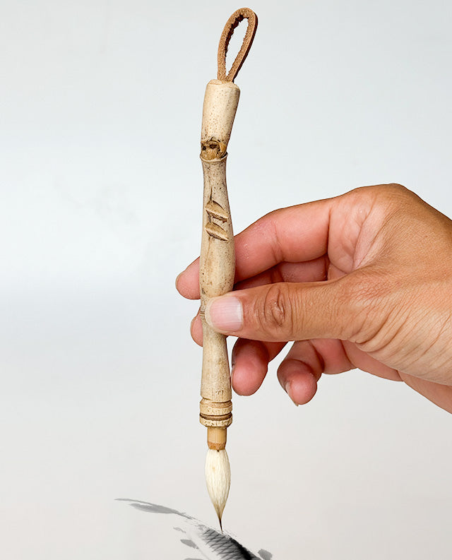 34 - Bamboo with Goat Hair & Buck Tail