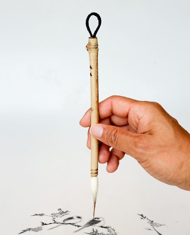 37 - Bamboo with Goat Hair & Buck Tail