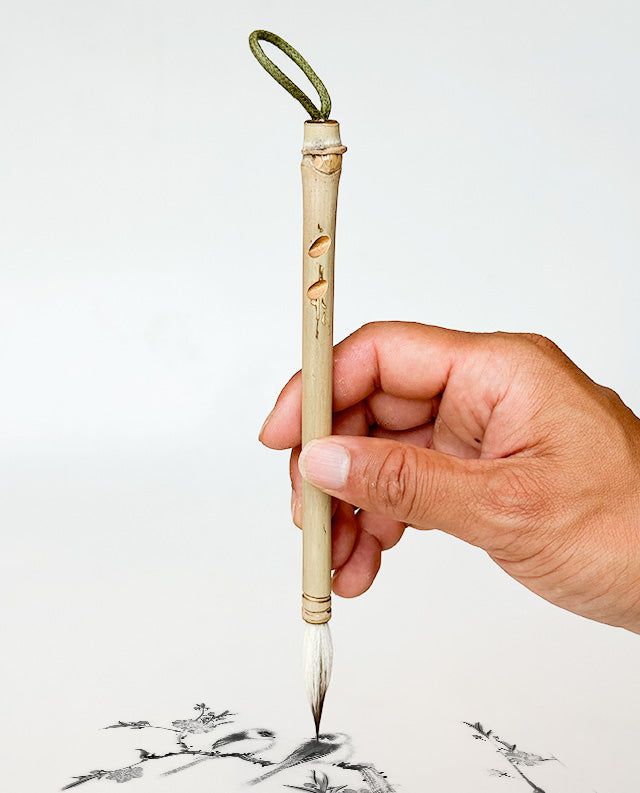 42 - Bamboo with Goat hair & Buck Tail