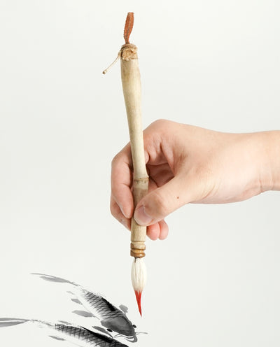 34 - Bamboo with Goat Hair and Buck Tail