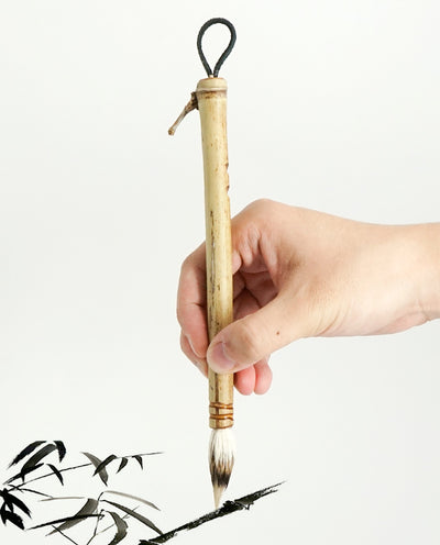 35 - Bamboo with Goat Hair and Buck Tail