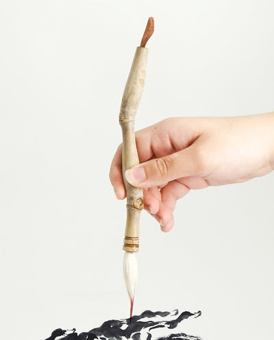 35 - Bamboo with Goat Hair and Buck Tail