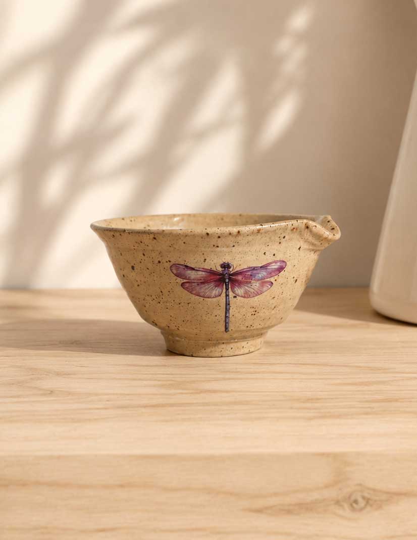 Overglaze decal - Dragonfly