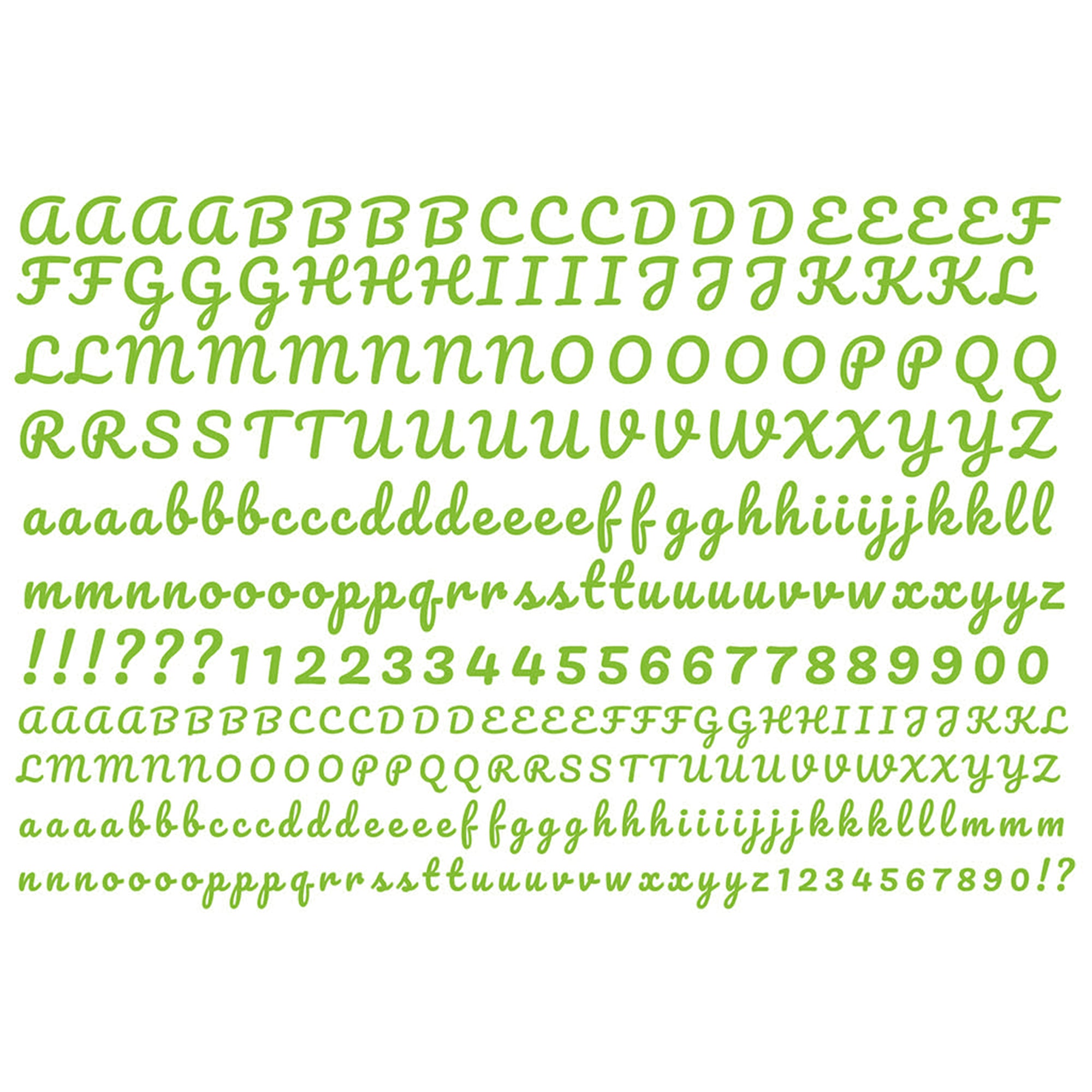 Underglaze Transfer - Font Letter Serif