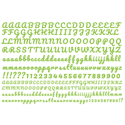 Underglaze Transfer - Font Letter Serif