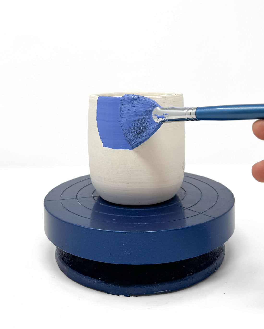 Pottery Glaze Fan Brush