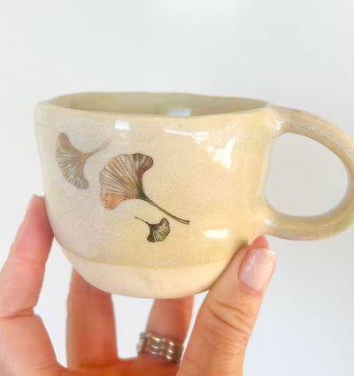 Teal & Gold Ginkgo