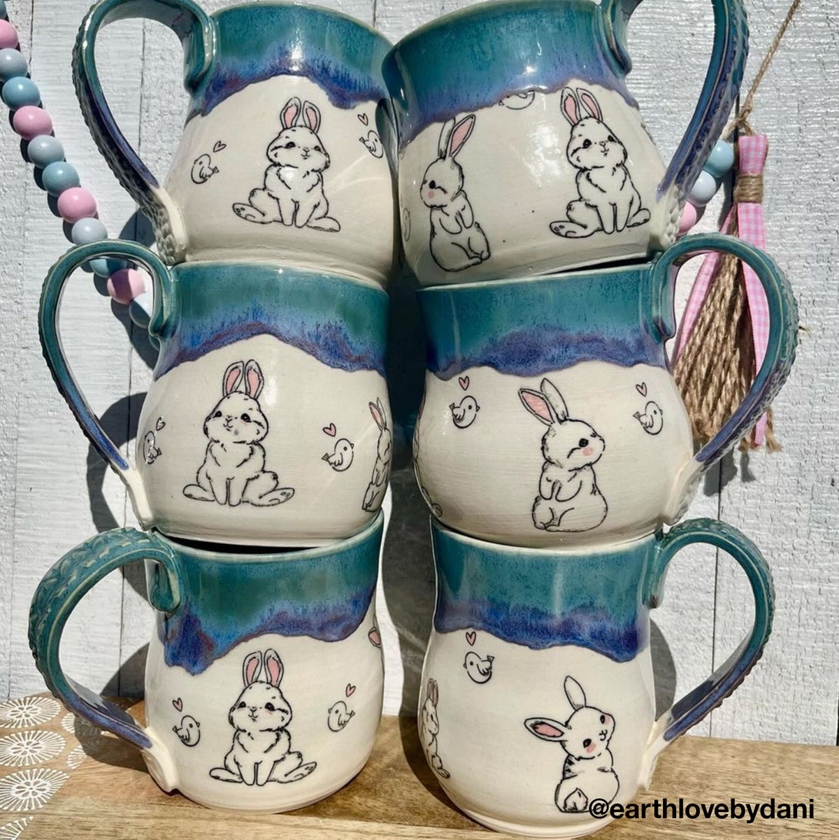 Underglaze Transfer -  Cartoon Rabbit & Chick
