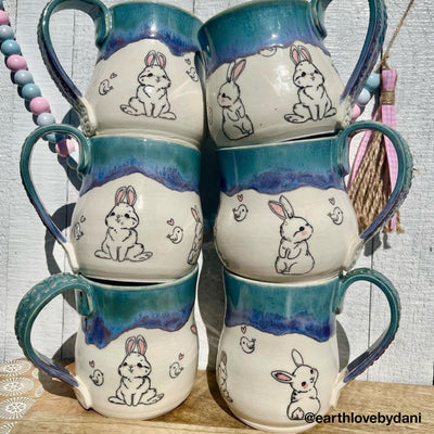 Underglaze Transfer -  Cartoon Rabbit & Chick