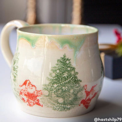 Underglaze Transfer - Holiday Trees, Christmas