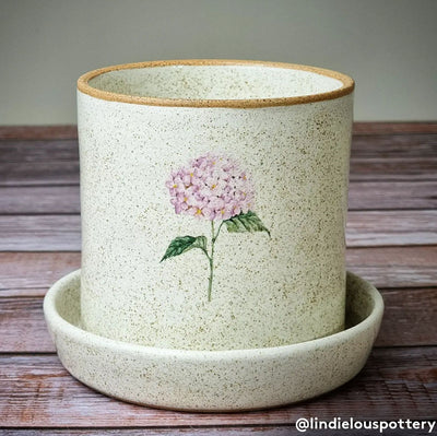 Overglaze decal - Hydrangea