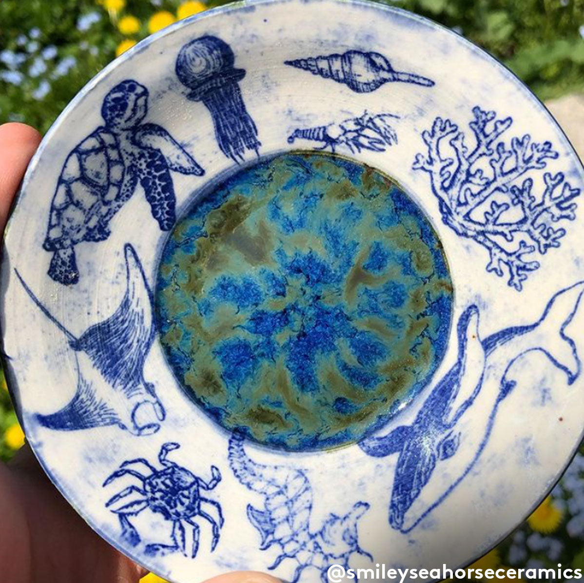 Underglaze Transfer - Ocean, Fish