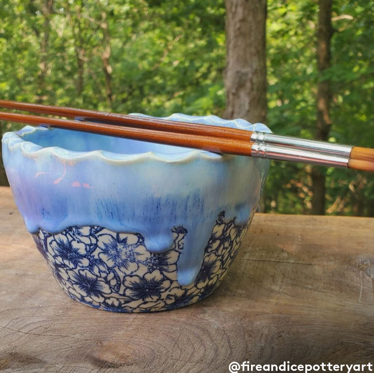 Underglaze Transfer - Flower, Buds & Blossom