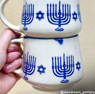 Underglaze Transfer - Hanukkah