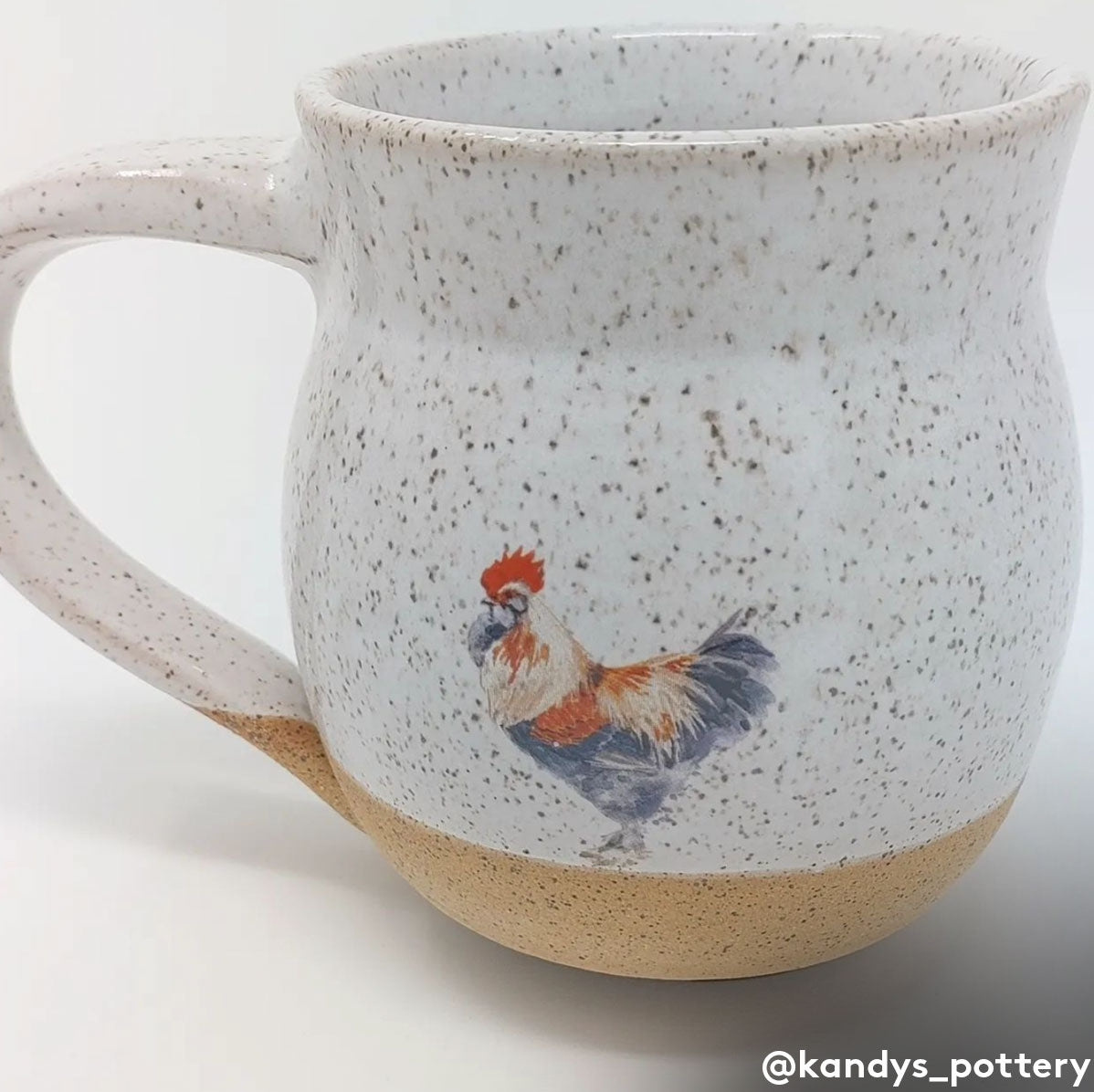 Overglaze decal - Rooster
