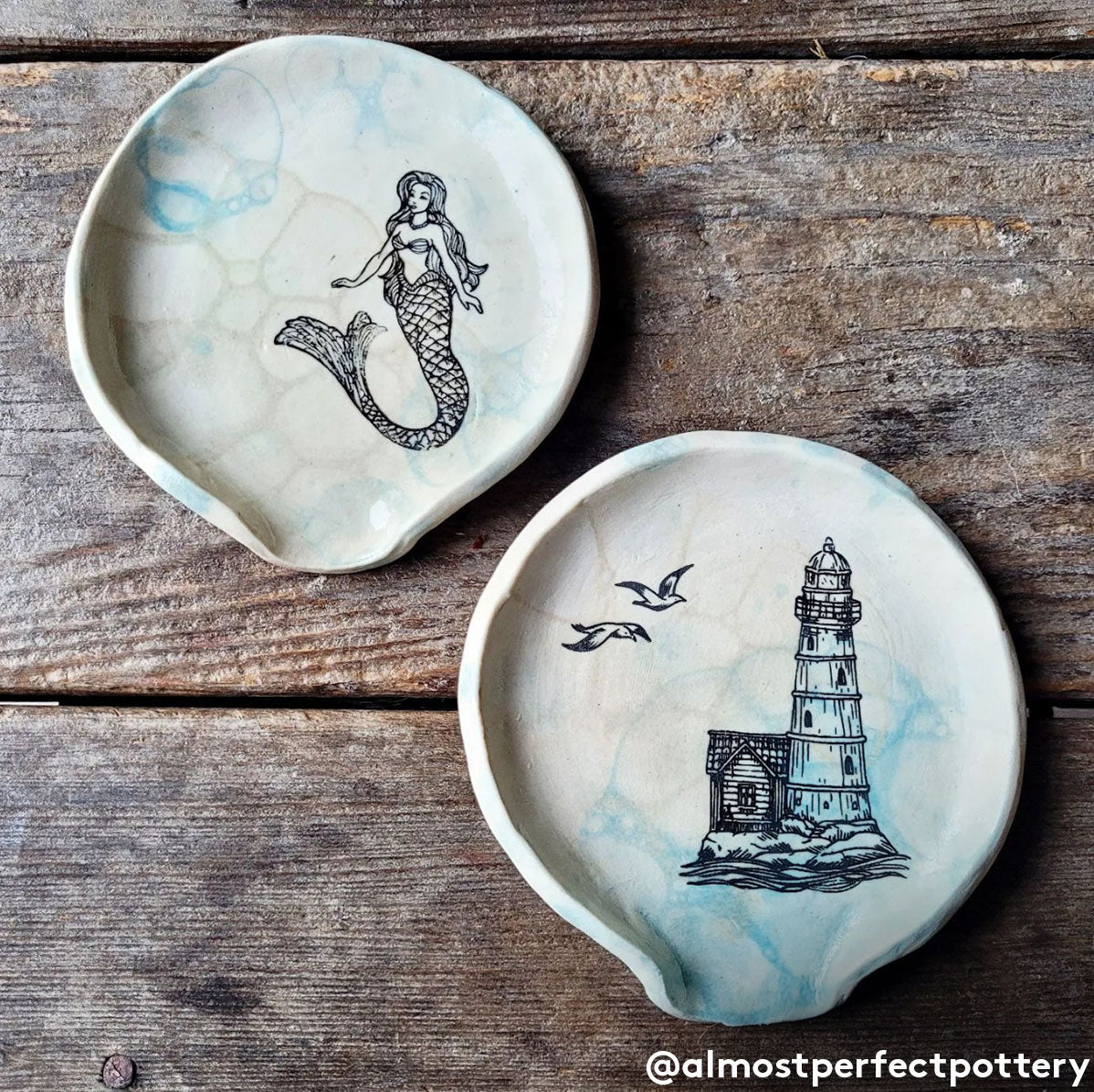 Underglaze Transfer, Ceramic Decal - Mermaid | Sanbao Studio - Sanbao ...