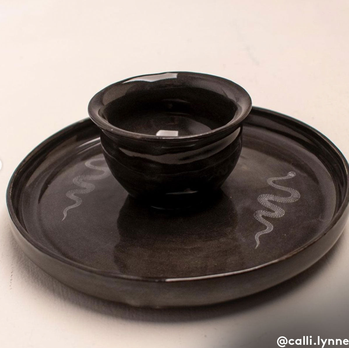 Gold Overglaze Decal - Magic Snake