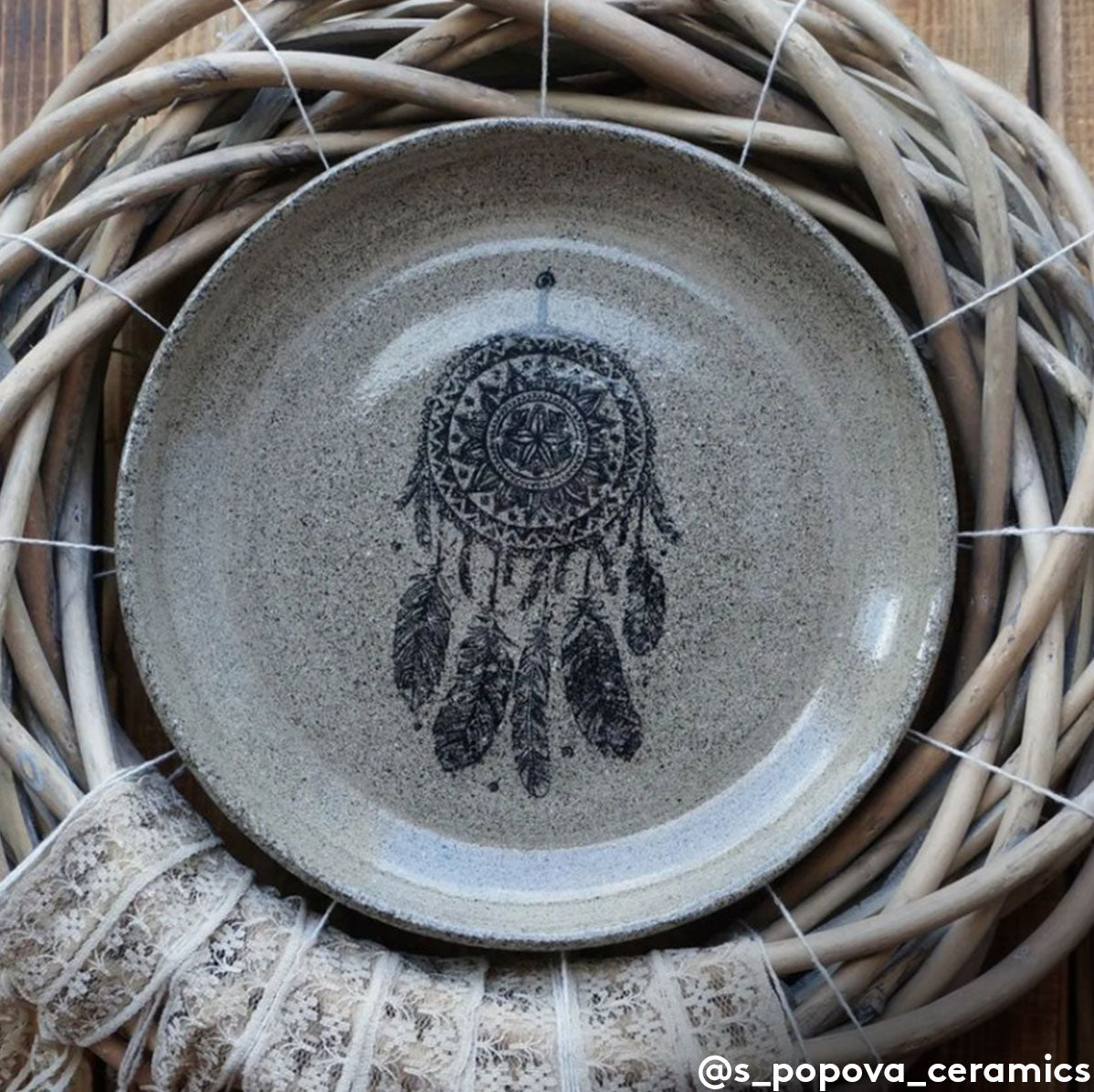 Underglaze Transfer - Dream Catcher