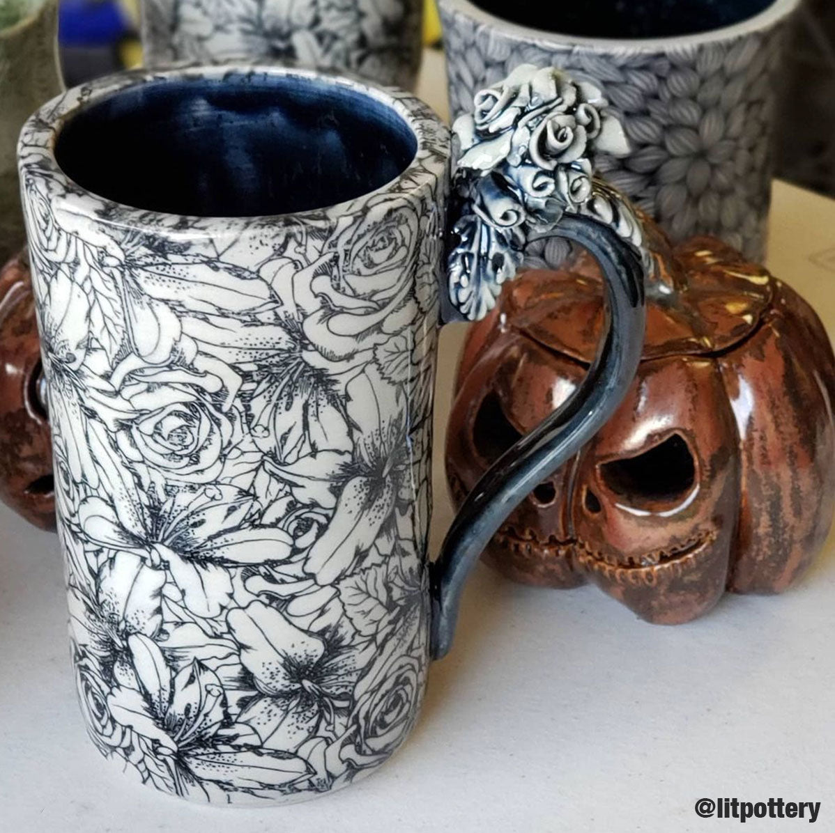 Underglaze Transfer - Flower, Lilly & Rose