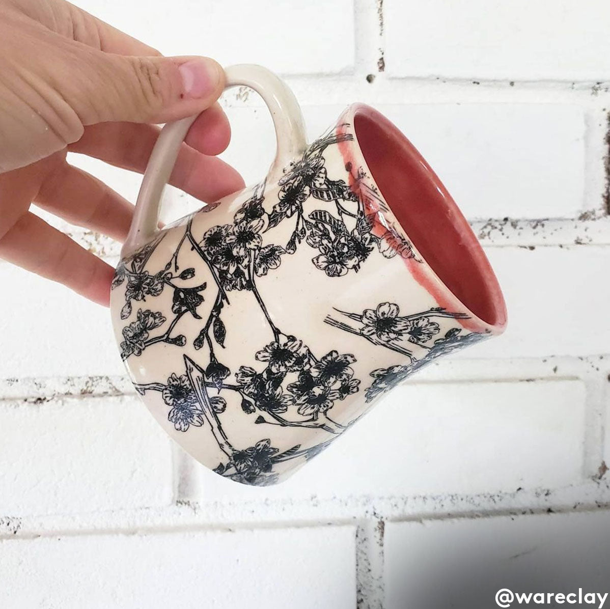 Underglaze Transfer - Cherry Flower Branches