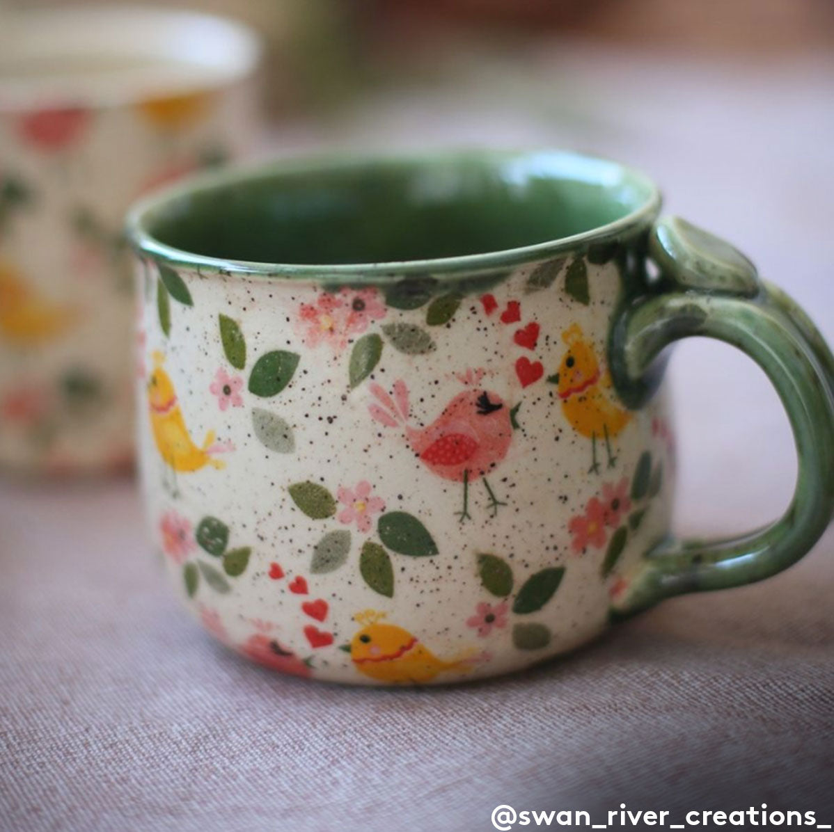 Underglaze Transfer - Love Birds