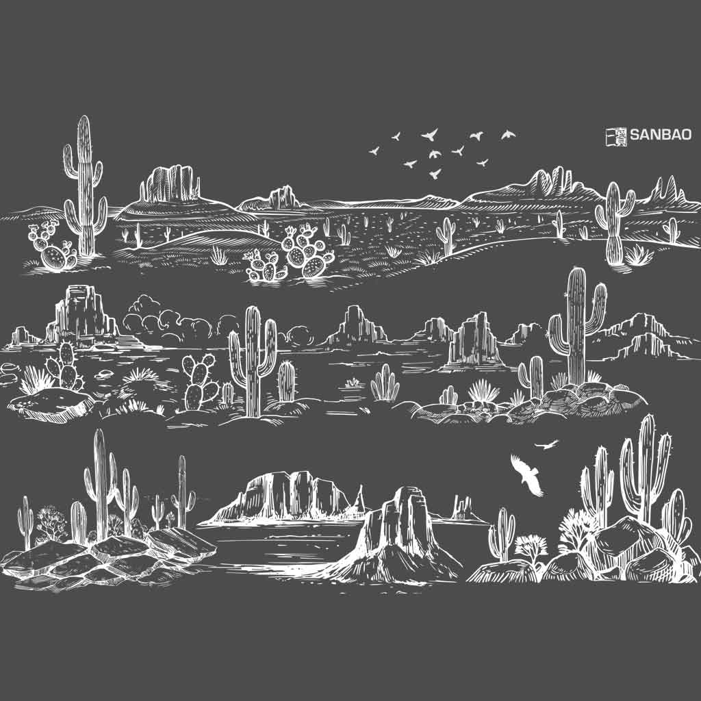 Underglaze Transfer - Desert