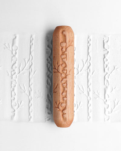 Clay Texture Roller - Palm Leaf - Sanbao Studio - ChinaClayArt