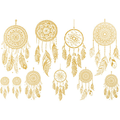 Gold Overglaze Decal - Dream Catcher