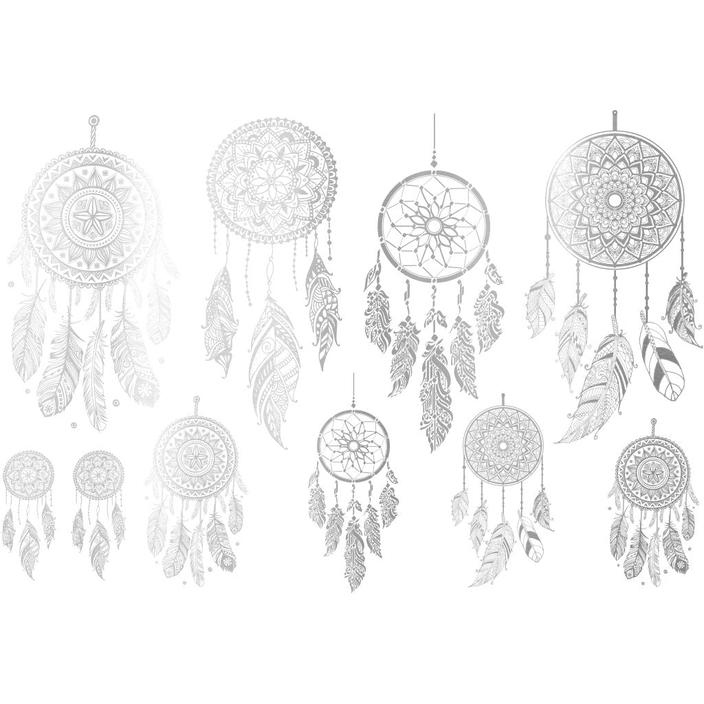 Gold Overglaze Decal - Dream Catcher