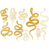 Gold Overglaze Decal - Magic Snake
