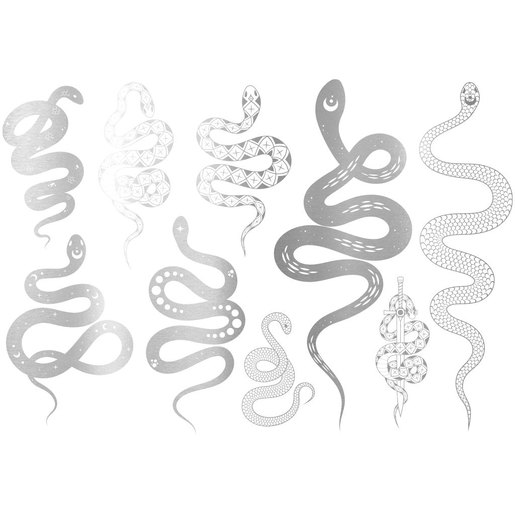 Gold Overglaze Decal - Magic Snake