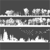 Underglaze Transfer - Forest Silhouette