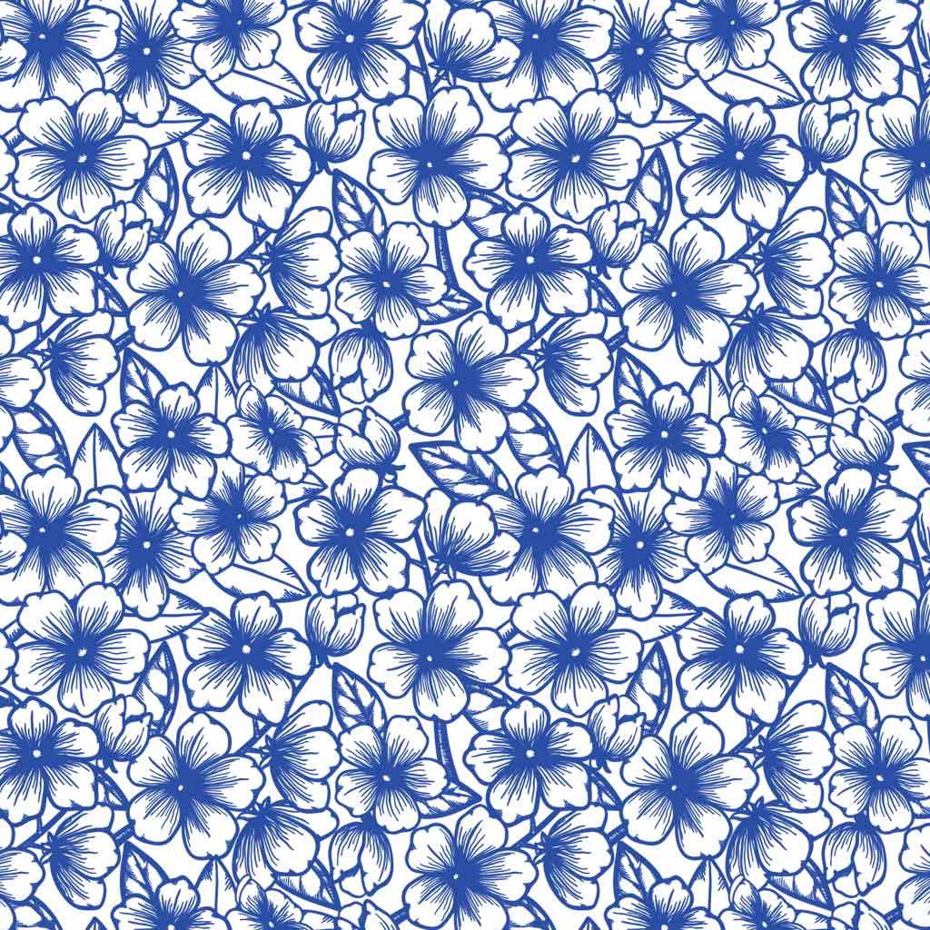 Underglaze Transfer - Flower, Buds & Blossom