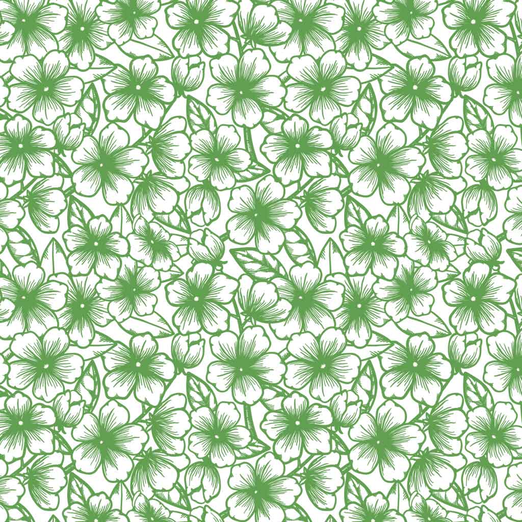 Underglaze Transfer - Flower, Buds & Blossom