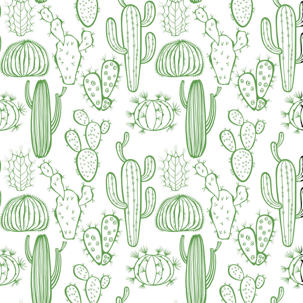 Ceramic Overglaze Decals - Cactus Design, Easy Apply Decal For Pottery & DIY Crafts