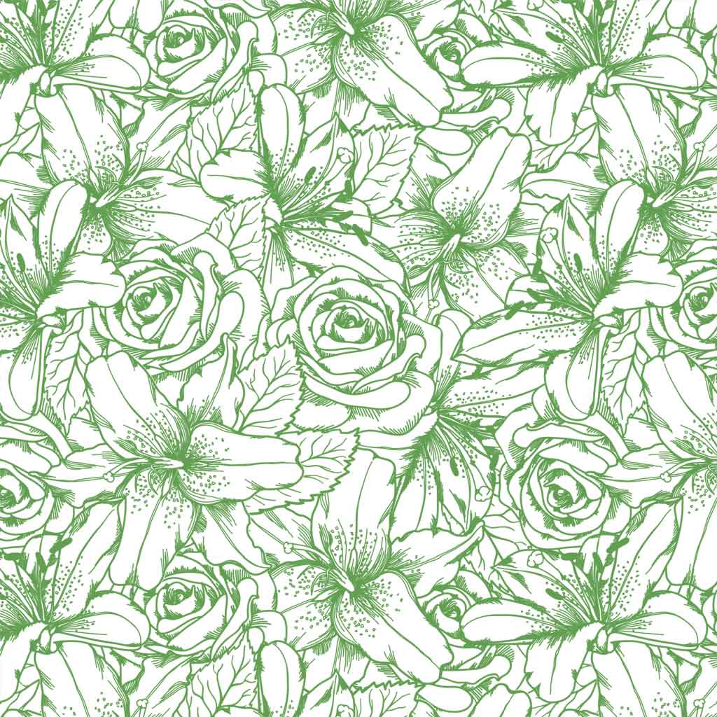 Underglaze Transfer - Flower, Lilly & Rose