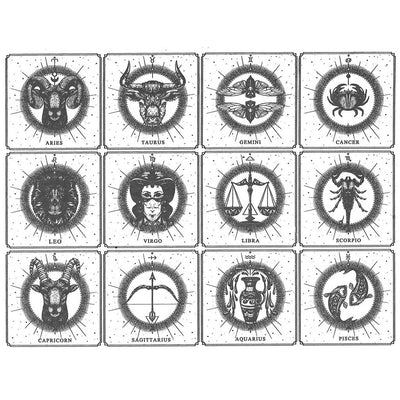 Underglaze Transfer - Zodiac