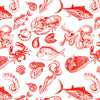 Underglaze Transfer - Ocean, Shellfish