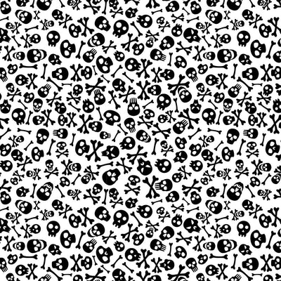 Underglaze Transfer - Mini Skull