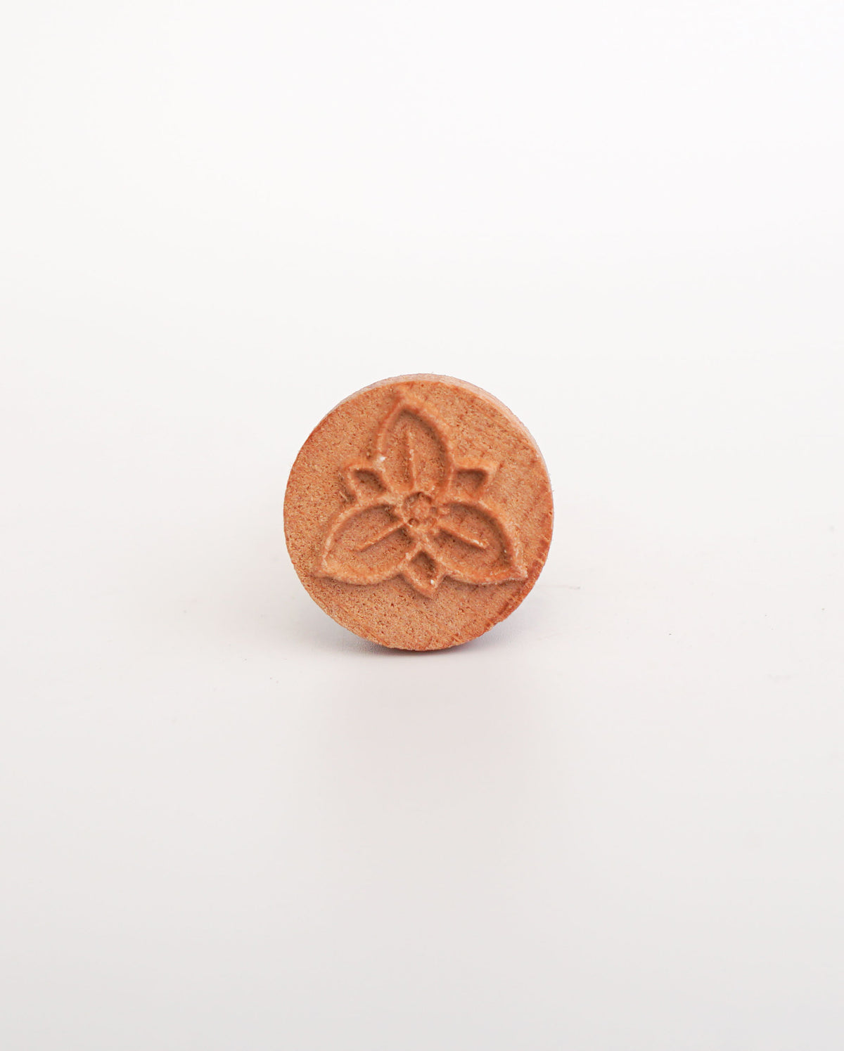 Clay Stamp - Trillium Flower