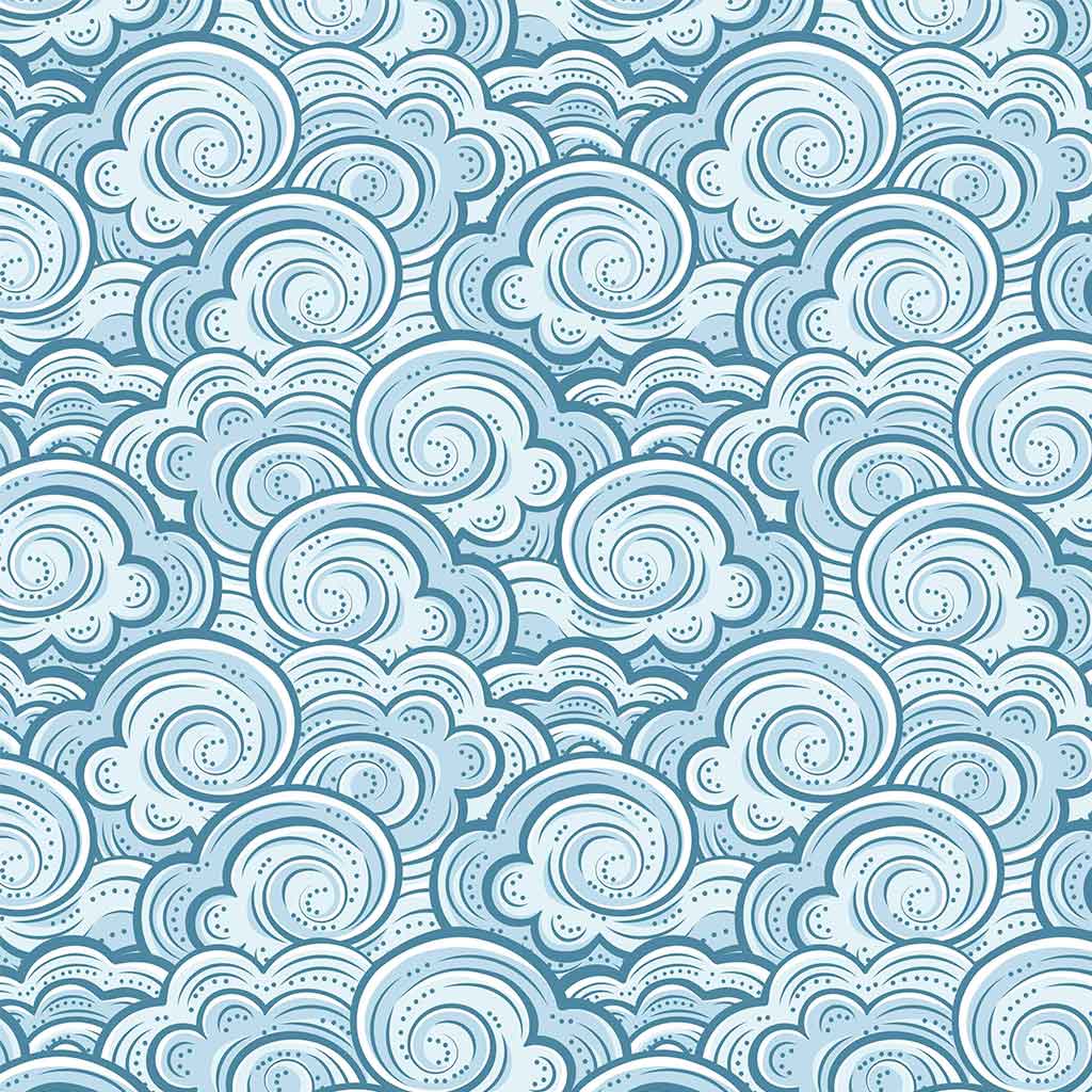 Underglaze Transfer - Clouds