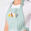 Split leg Pottery Apron - Forest Animal