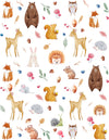 Overglaze decal - Forest Animals