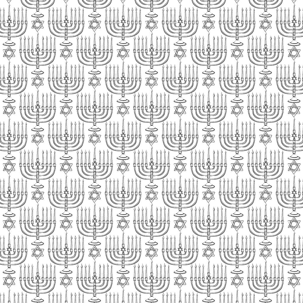 Underglaze Transfer - Hanukkah