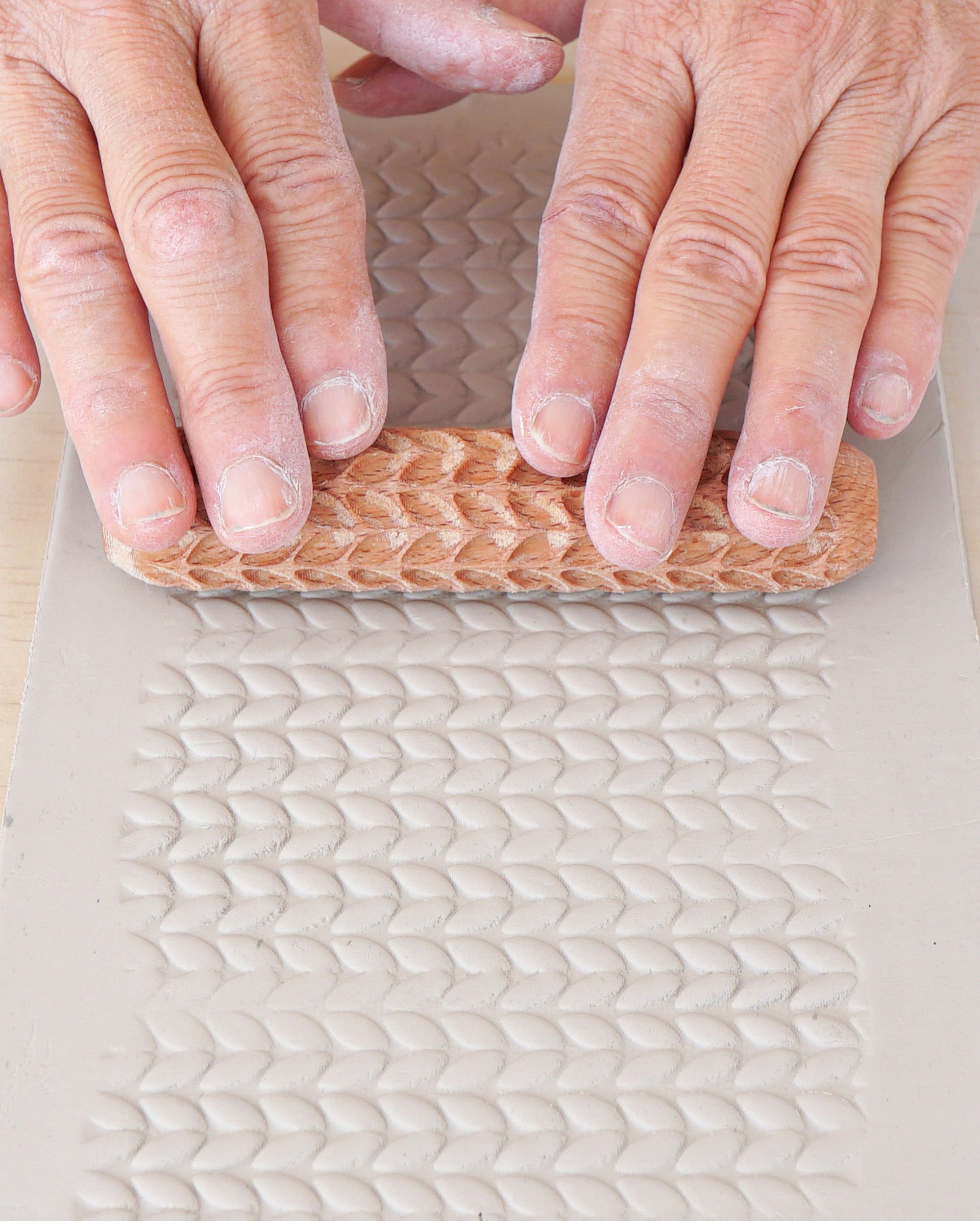 Clay Texture Roller Knit Sanbao Studio ChinaClayArt