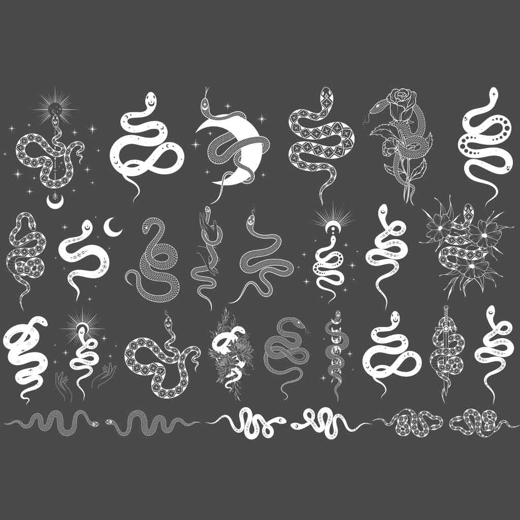 Underglaze Transfer - Magic Snake