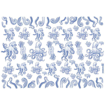 Underglaze Transfer - Octopus