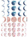 Overglaze decal - Phase moon