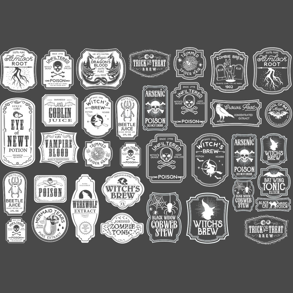 Underglaze Transfer - Potion Label